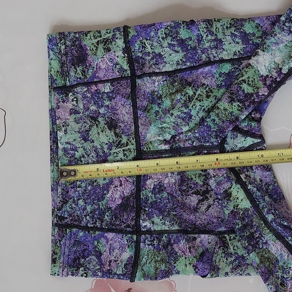 Lululemon fast & free crop II nulux 19" vivid vision - Picture 14 of 16